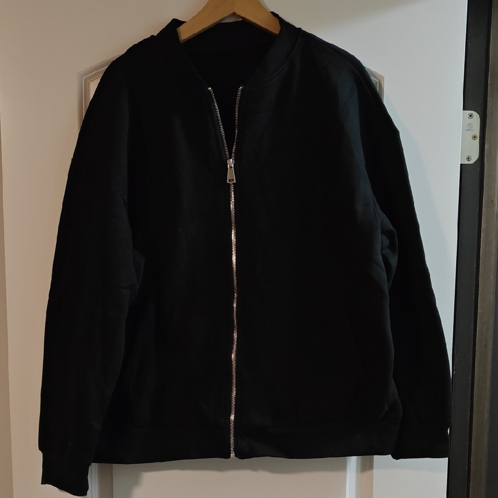 Black Zip-Up Jacket